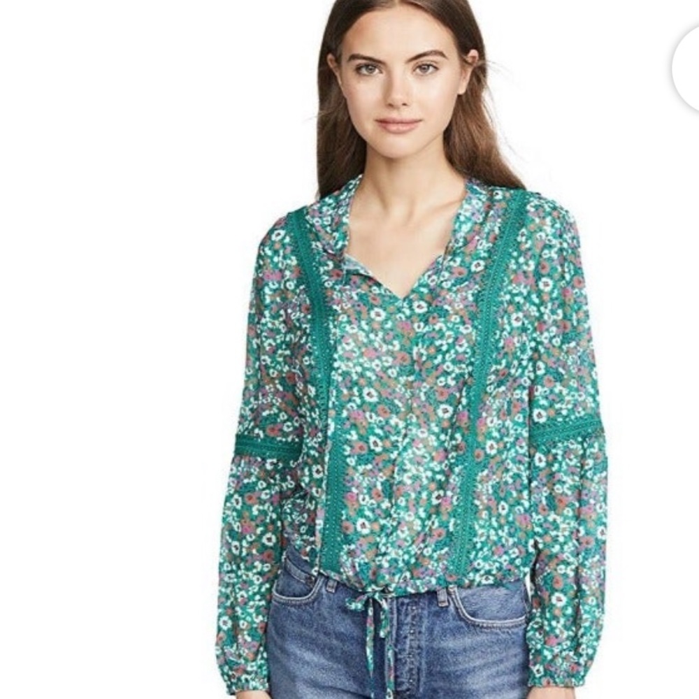 Jack by BB Dakota Floral Peasant Top